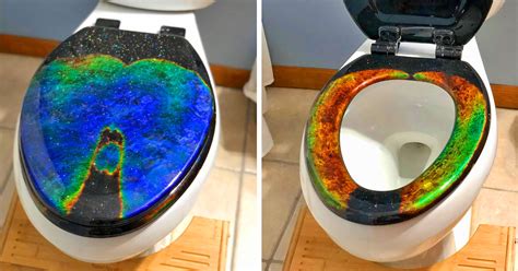 All the time. . Mood ring toilet seat